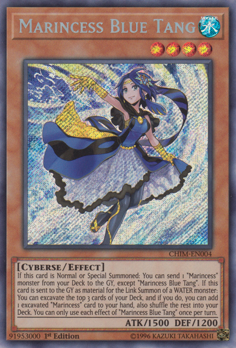 Marincess Blue Tang [CHIM-EN004] Secret Rare | Gamers Paradise