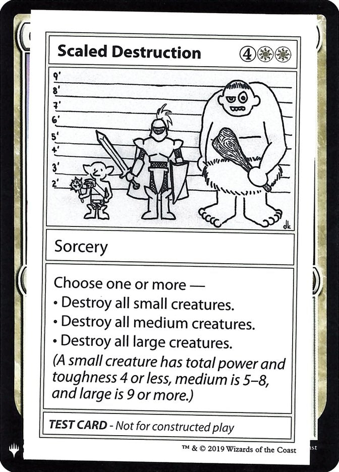 Scaled Destruction [Mystery Booster Playtest Cards] | Gamers Paradise