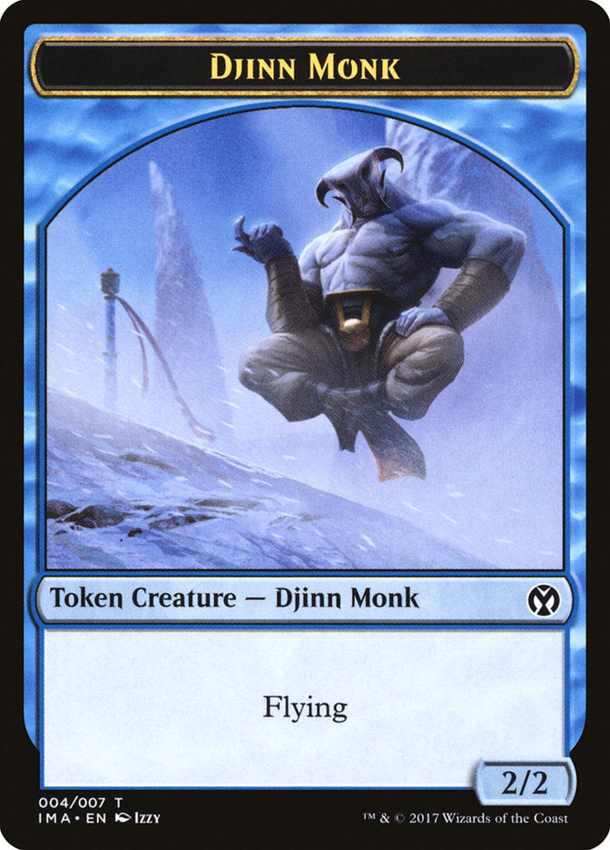 Djinn Monk Token [Iconic Masters Tokens] | Gamers Paradise