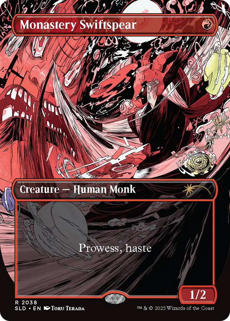 Monastery Swiftspear (2038) (Rainbow Foil) [Secret Lair Drop Series] | Gamers Paradise