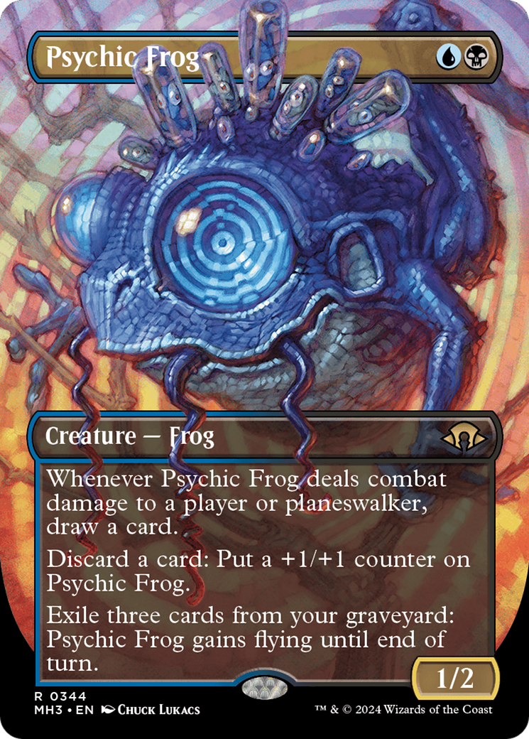 Psychic Frog (Borderless) [Modern Horizons 3] | Gamers Paradise