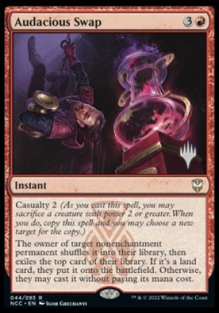 Audacious Swap (Promo Pack) [Streets of New Capenna Commander Promos] | Gamers Paradise