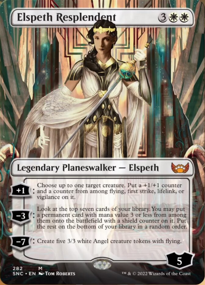 Elspeth Resplendent (Borderless) [Streets of New Capenna] | Gamers Paradise