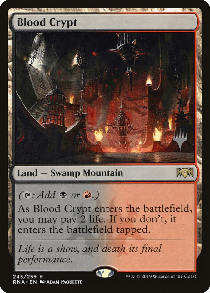 Blood Crypt (Promo Pack) [Ravnica Allegiance Promos] | Gamers Paradise