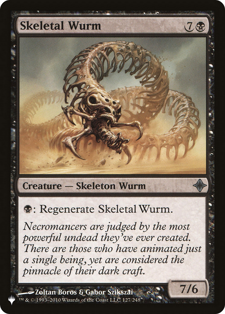 Skeletal Wurm [The List Reprints] | Gamers Paradise