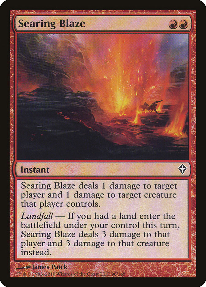 Searing Blaze [Worldwake] | Gamers Paradise