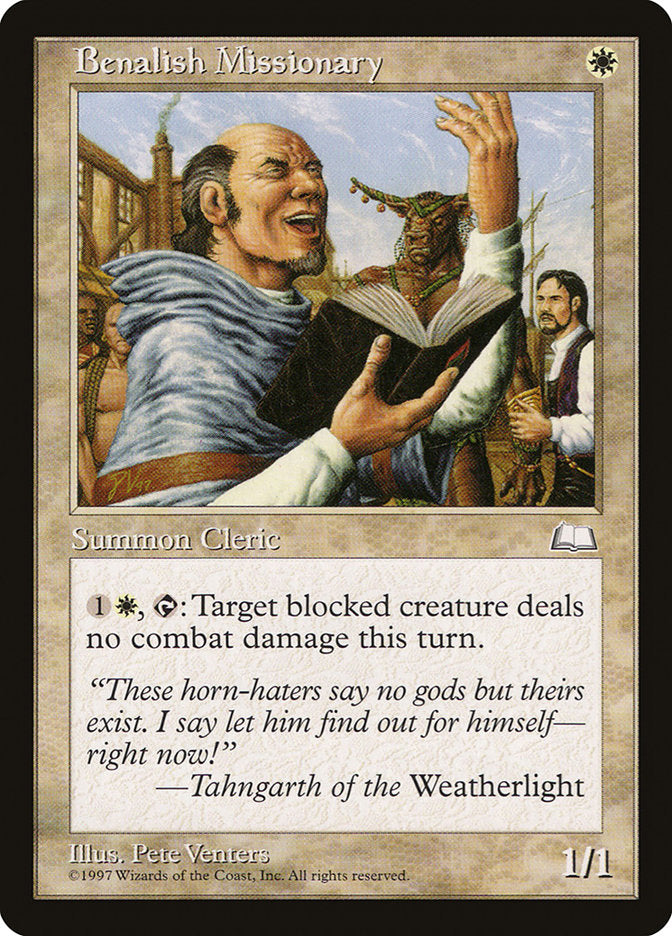 Benalish Missionary [Weatherlight] | Gamers Paradise