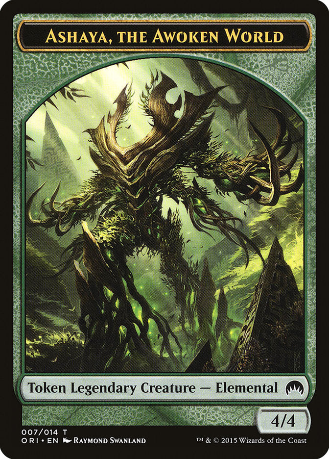 Ashaya, the Awoken World Token [Magic Origins Tokens] | Gamers Paradise