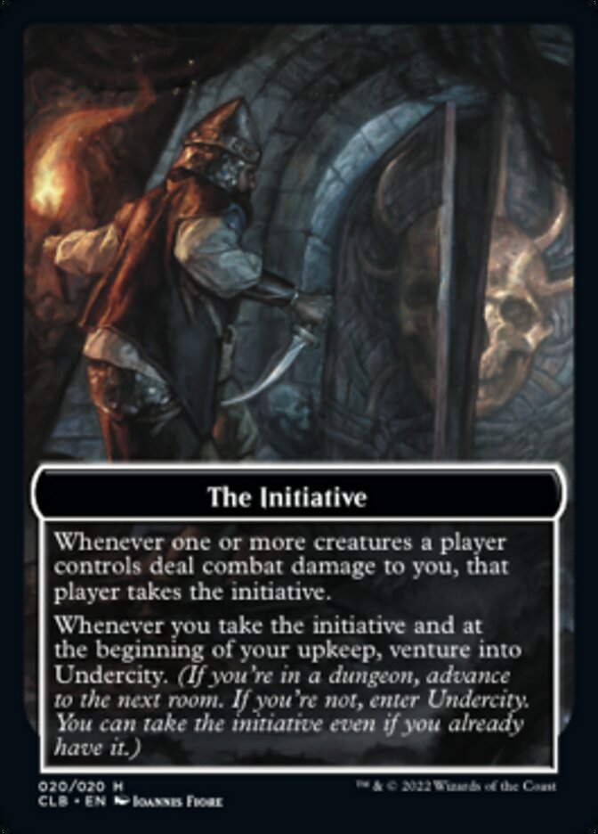 The Initiative // Undercity Double-Sided Token [Commander Legends: Battle for Baldur's Gate Tokens] | Gamers Paradise