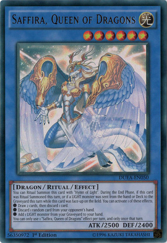 Saffira, Queen of Dragons [DUEA-EN050] Ultra Rare | Gamers Paradise