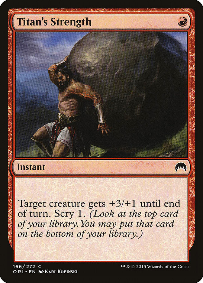 Titan's Strength [Magic Origins] | Gamers Paradise