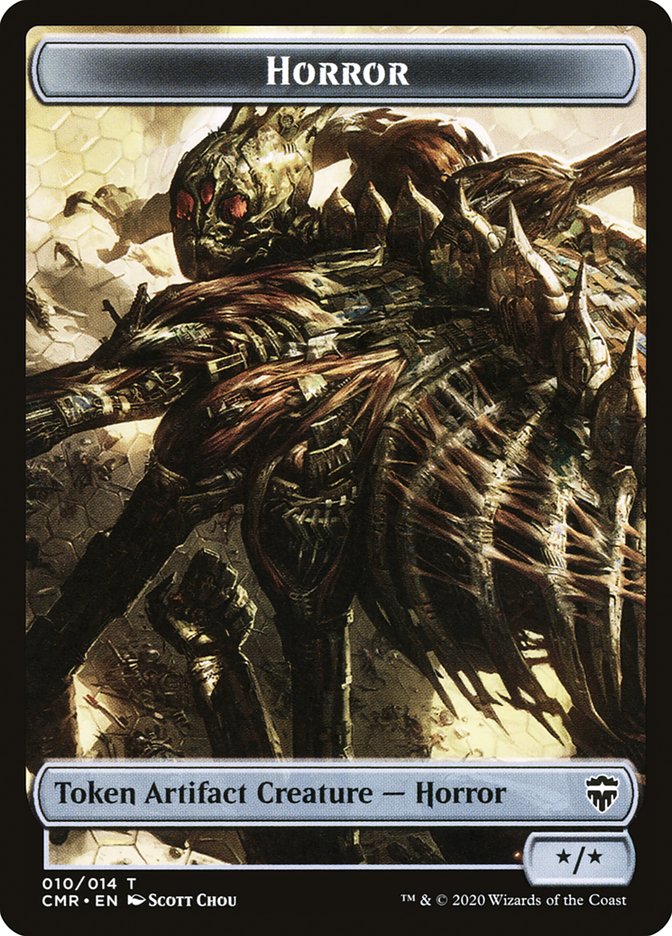 Copy (013) // Horror Double-Sided Token [Commander Legends Tokens] | Gamers Paradise