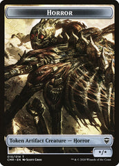 Angel // Horror Double-Sided Token [Commander Legends Tokens] | Gamers Paradise