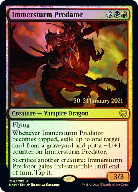 Immersturm Predator [Kaldheim Prerelease Promos] | Gamers Paradise