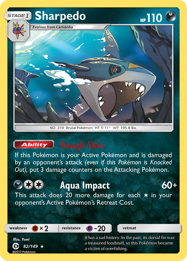 Sharpedo (82/149) [Sun & Moon: Base Set] | Gamers Paradise