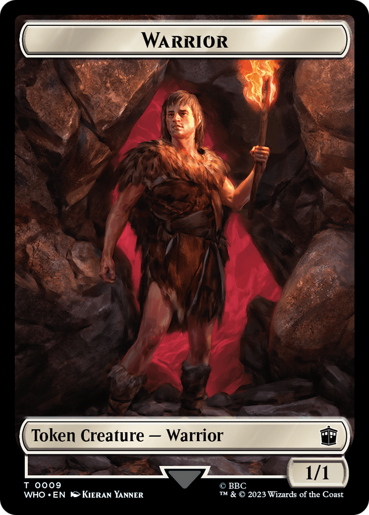 Warrior // Food (0025) Double-Sided Token [Doctor Who Tokens] | Gamers Paradise