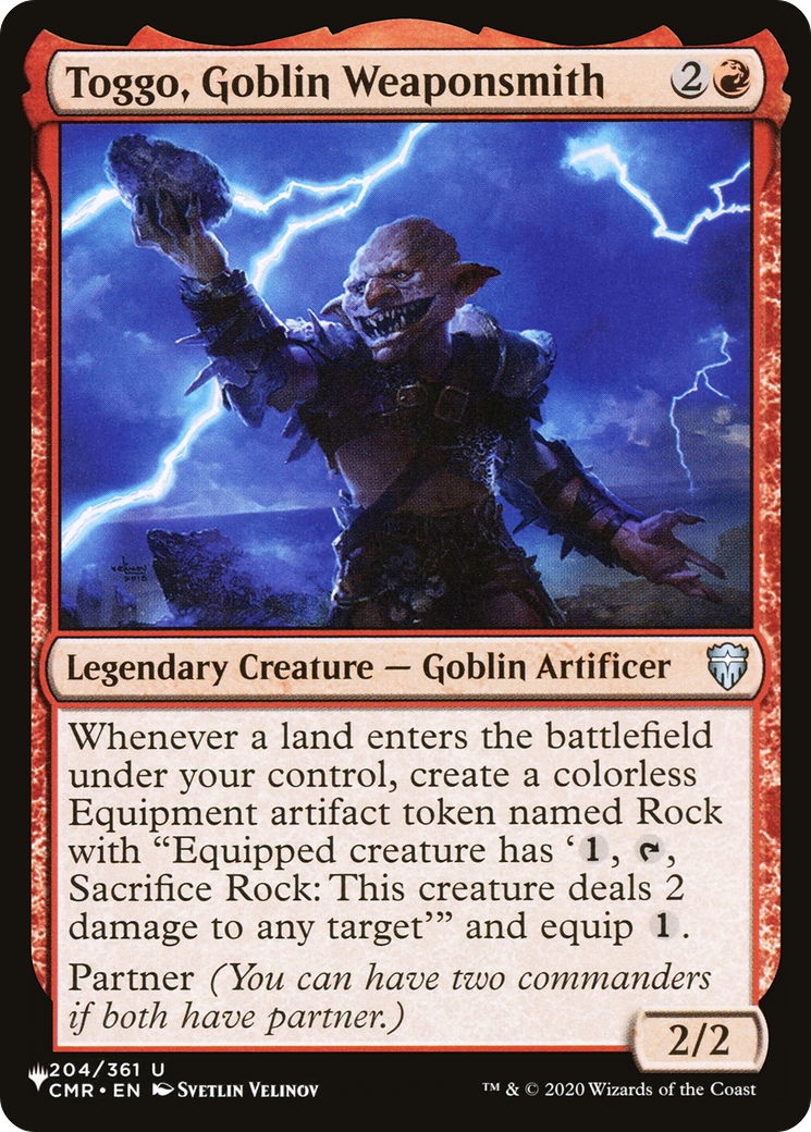 Toggo, Goblin Weaponsmith [The List Reprints] | Gamers Paradise