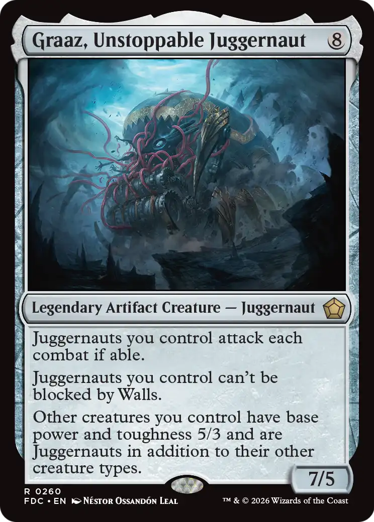 Graaz, Unstoppable Juggernaut [Foundations Commander] | Gamers Paradise