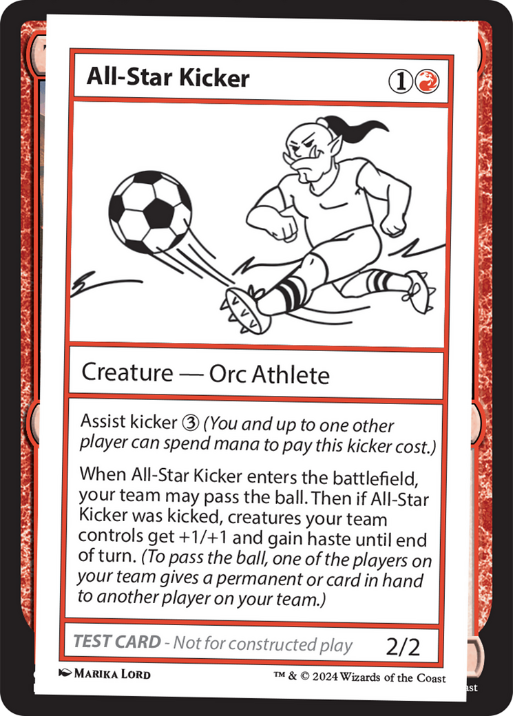 All-Star Kicker [Mystery Booster 2 Playtest Cards] | Gamers Paradise