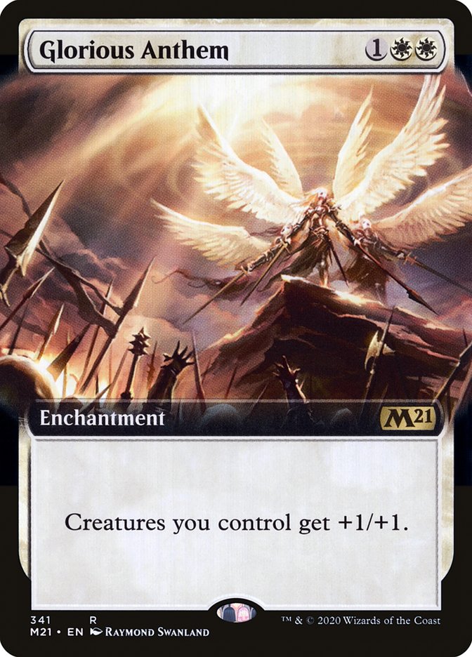 Glorious Anthem (Extended Art) [Core Set 2021] | Gamers Paradise