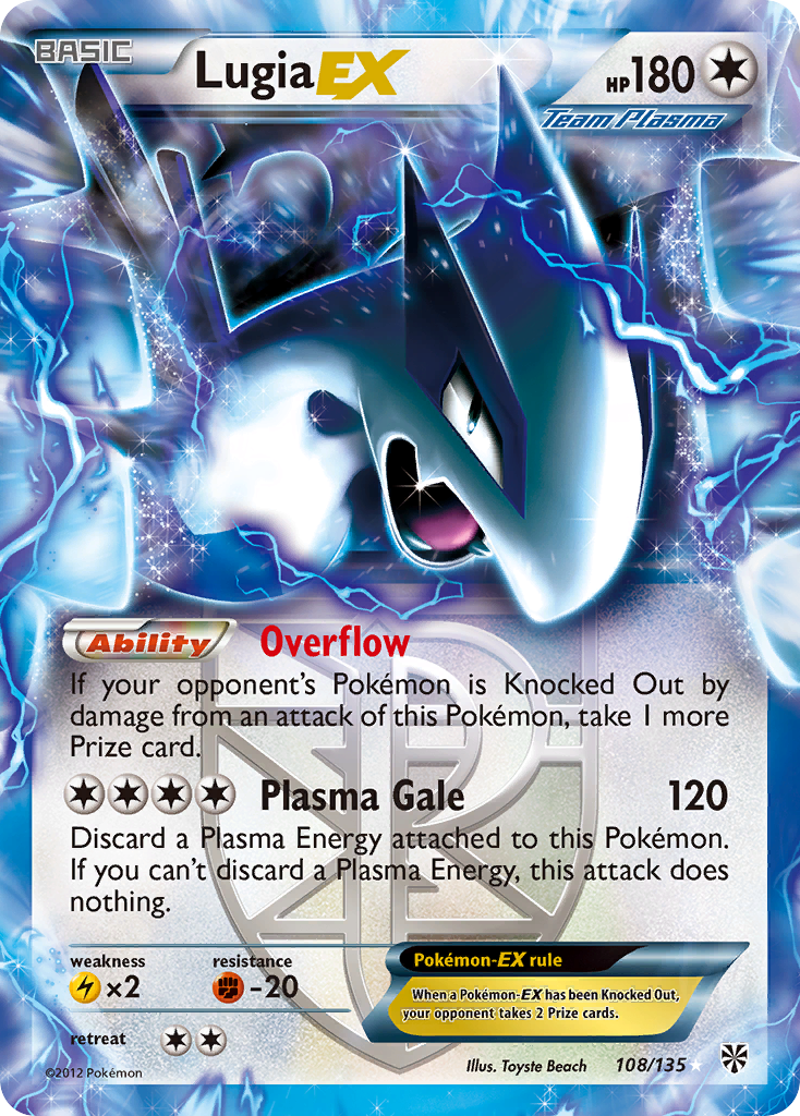 Lugia EX (108/135) [Black & White: Plasma Storm] | Gamers Paradise