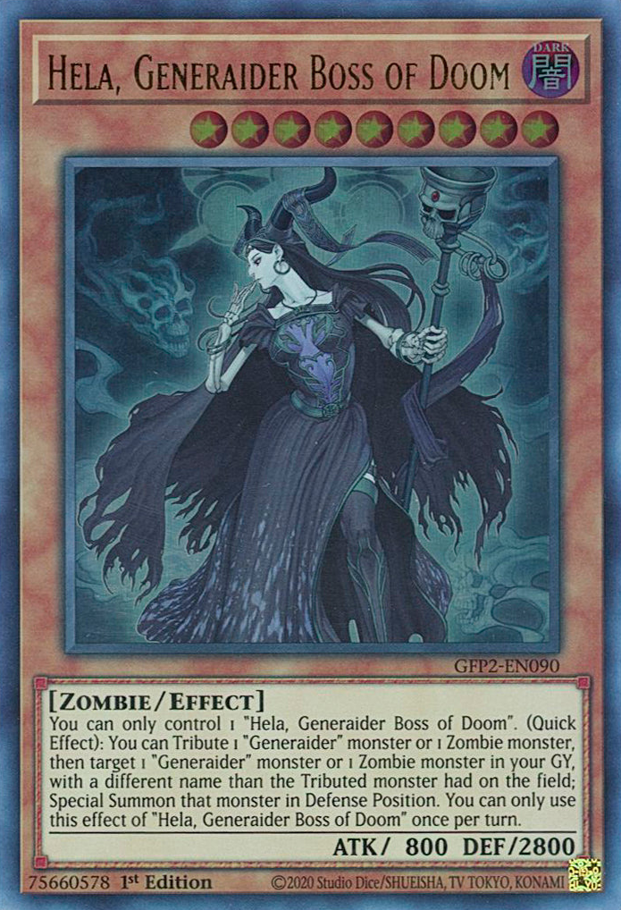 Hela, Generaider Boss of Doom [GFP2-EN090] Ultra Rare | Gamers Paradise