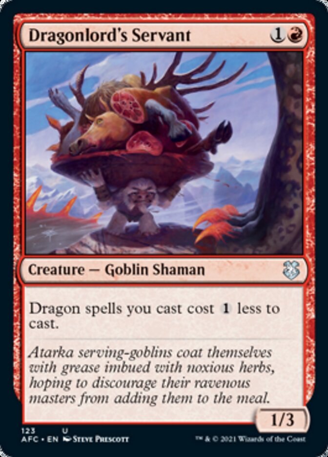 Dragonlord's Servant [Dungeons & Dragons: Adventures in the Forgotten Realms Commander] | Gamers Paradise