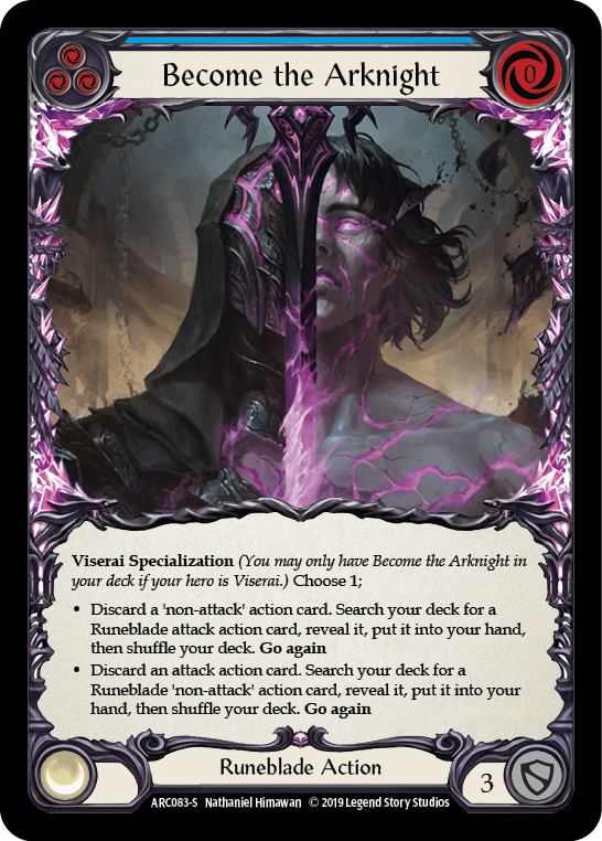 Become the Arknight [ARC083-S] (Arcane Rising)  1st Edition Normal | Gamers Paradise
