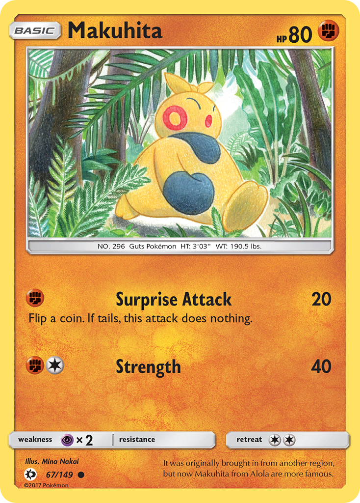 Makuhita (67/149) [Sun & Moon: Base Set] | Gamers Paradise