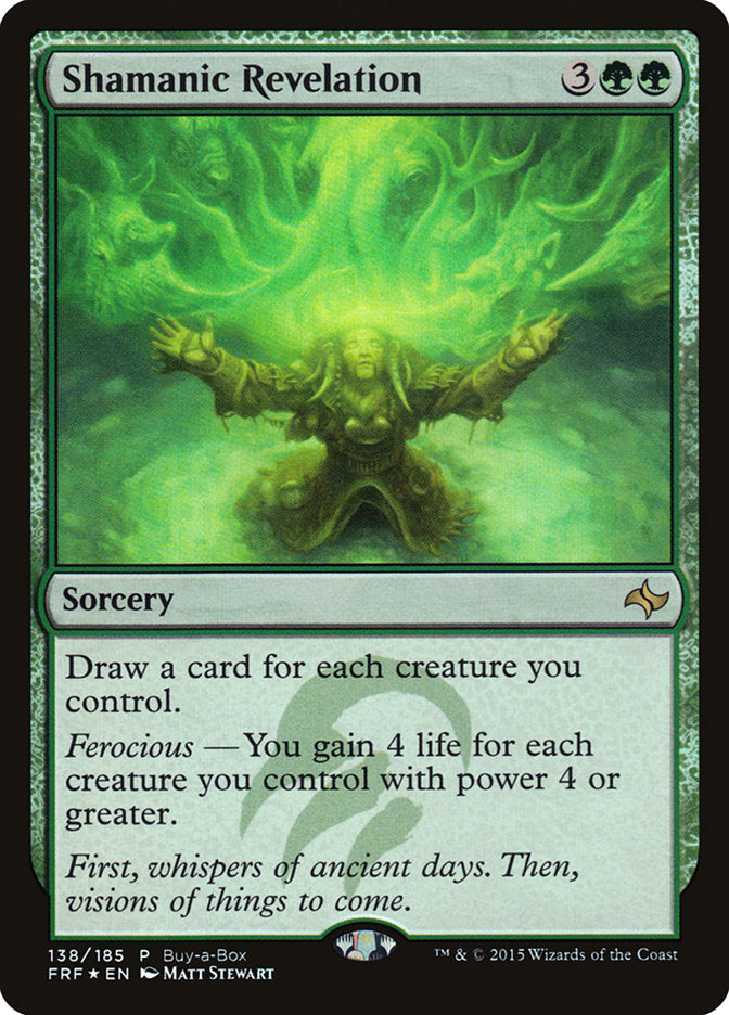 Shamanic Revelation (Buy-A-Box) [Fate Reforged Promos] | Gamers Paradise
