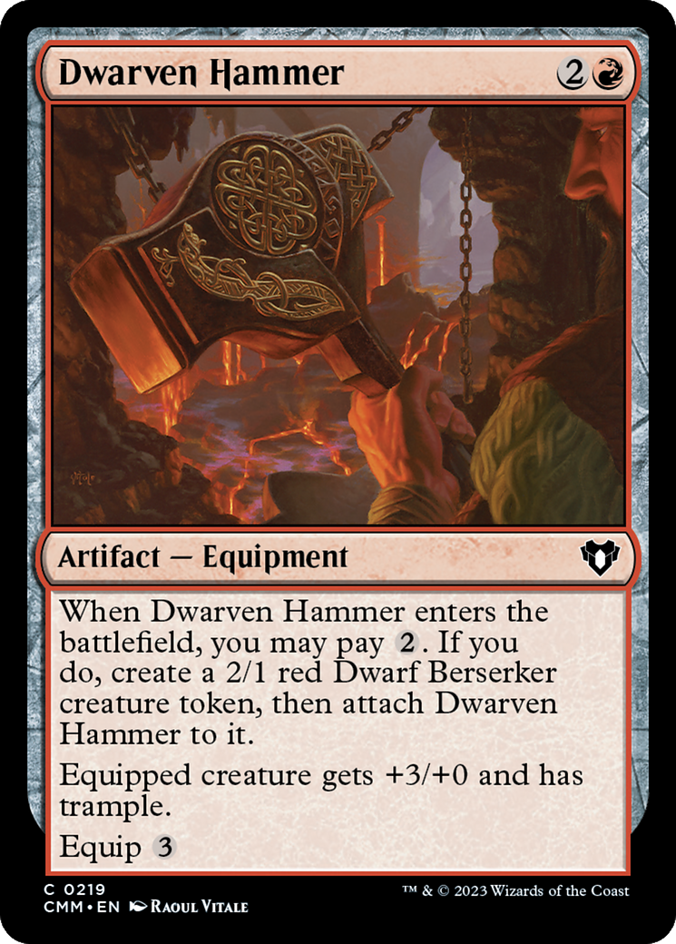 Dwarven Hammer [Commander Masters] | Gamers Paradise