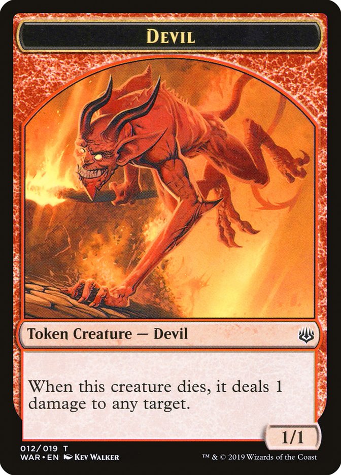 Devil Token [War of the Spark Tokens] | Gamers Paradise