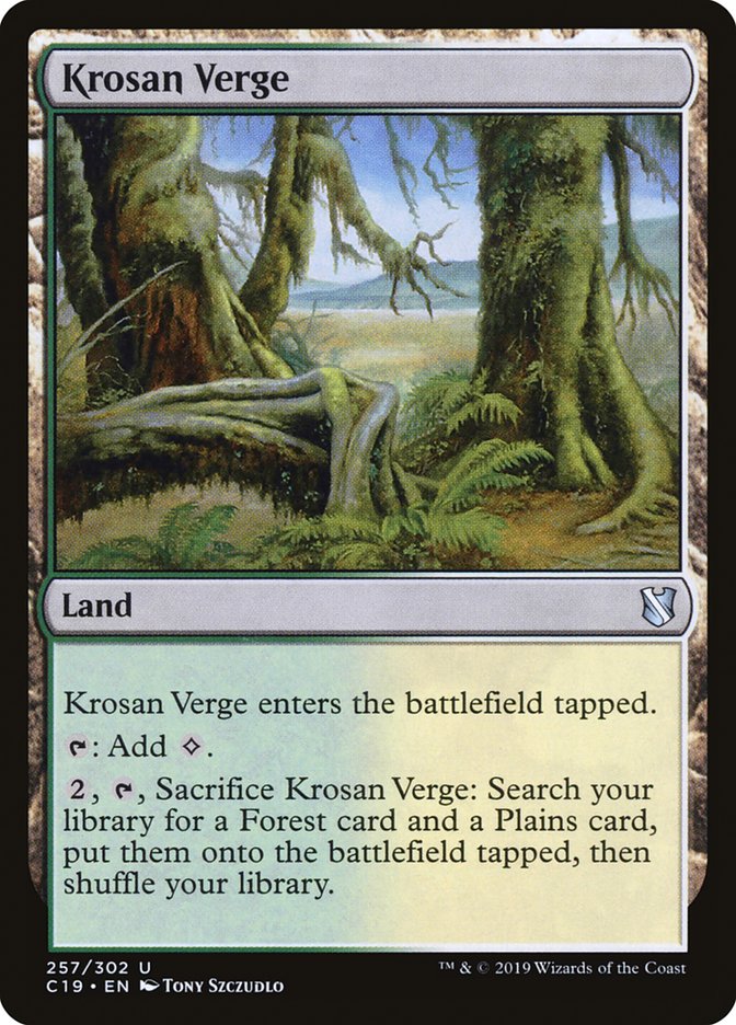 Krosan Verge [Commander 2019] | Gamers Paradise