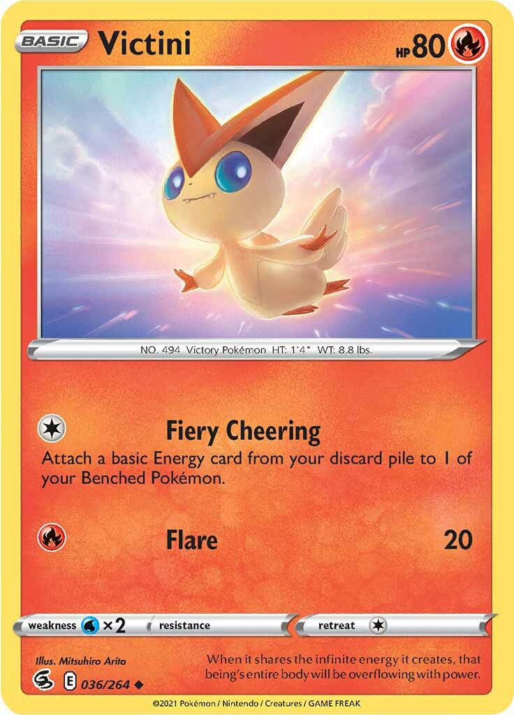 Victini (036/264) [Sword & Shield: Fusion Strike] | Gamers Paradise