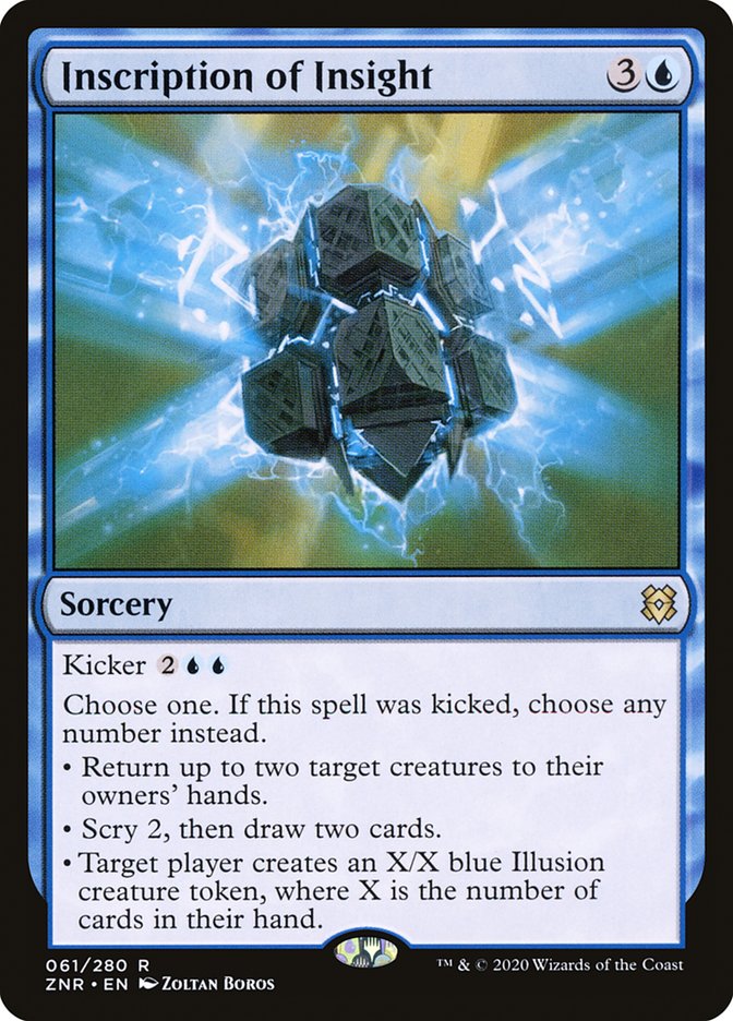 Inscription of Insight [Zendikar Rising] | Gamers Paradise