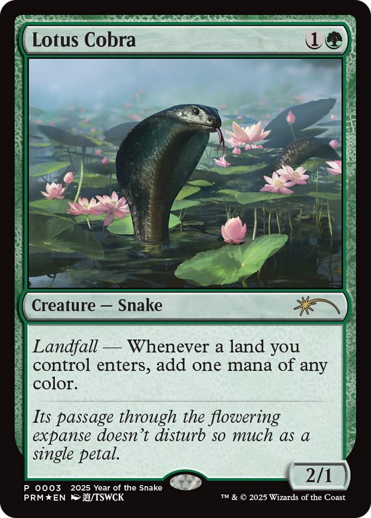 Lotus Cobra (Year of the Snake 2025) [Standard Showdown Promos] | Gamers Paradise