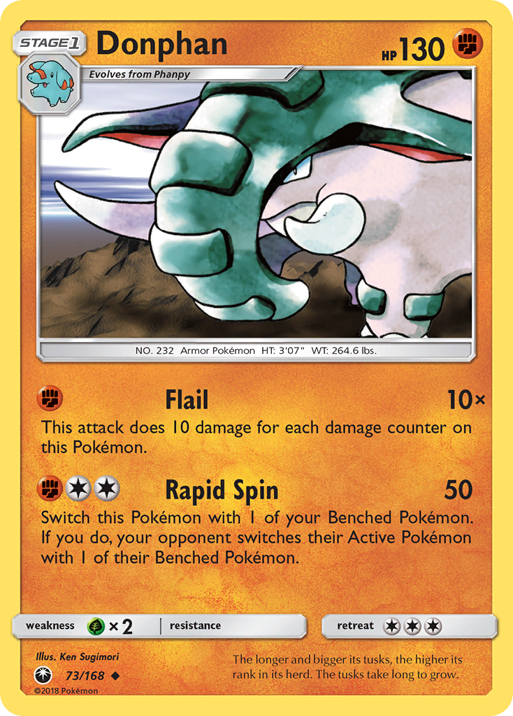 Donphan (73/168) [Sun & Moon: Celestial Storm] | Gamers Paradise