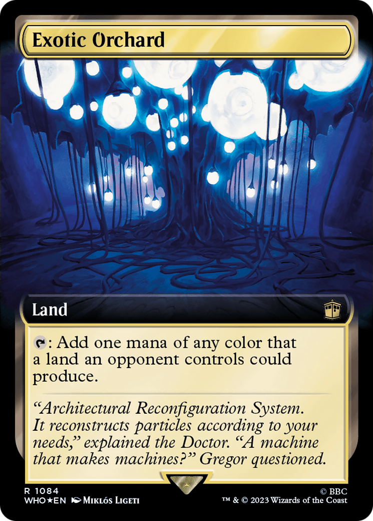 Exotic Orchard (Extended Art) (Surge Foil) [Doctor Who] | Gamers Paradise
