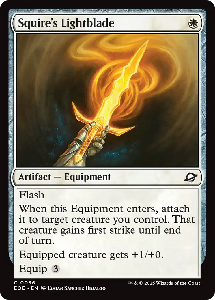Squire's Lightblade [Edge of Eternities] | Gamers Paradise