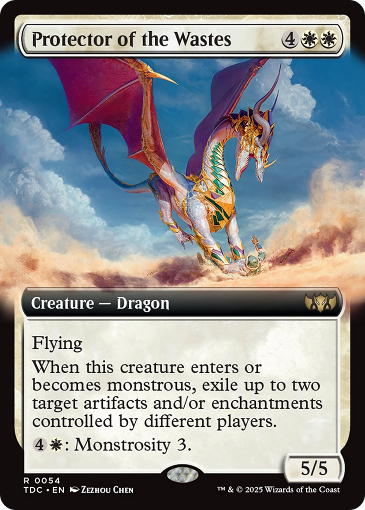 Protector of the Wastes (Extended Art) [Tarkir: Dragonstorm Commander] | Gamers Paradise