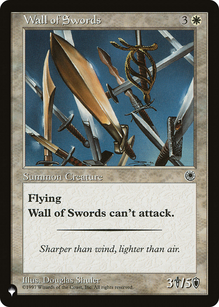 Wall of Swords [The List Reprints] | Gamers Paradise