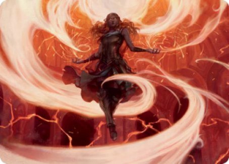 Crackle with Power Art Card [Strixhaven: School of Mages Art Series] | Gamers Paradise