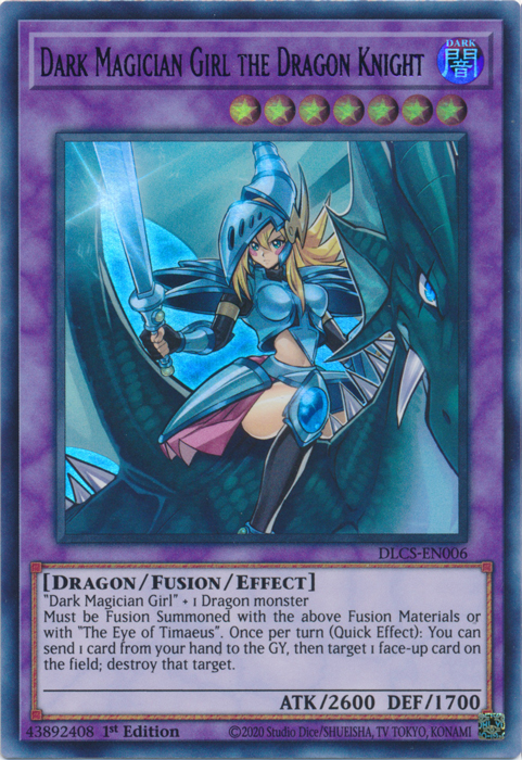 Dark Magician Girl the Dragon Knight (Purple) [DLCS-EN006] Ultra Rare | Gamers Paradise