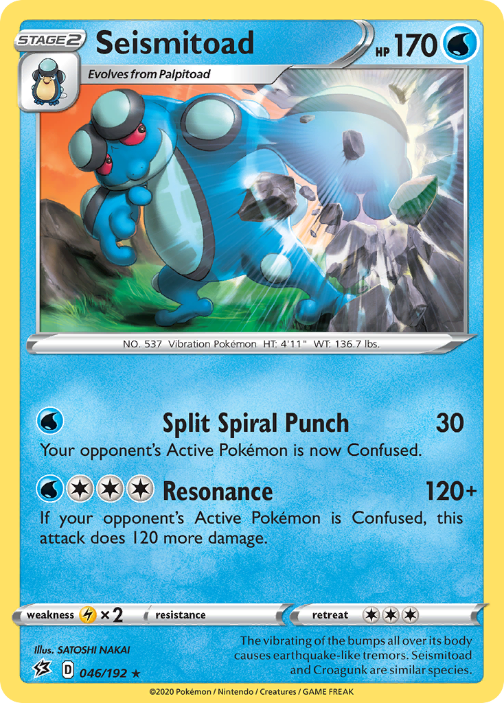 Seismitoad (046/192) [Sword & Shield: Rebel Clash] | Gamers Paradise