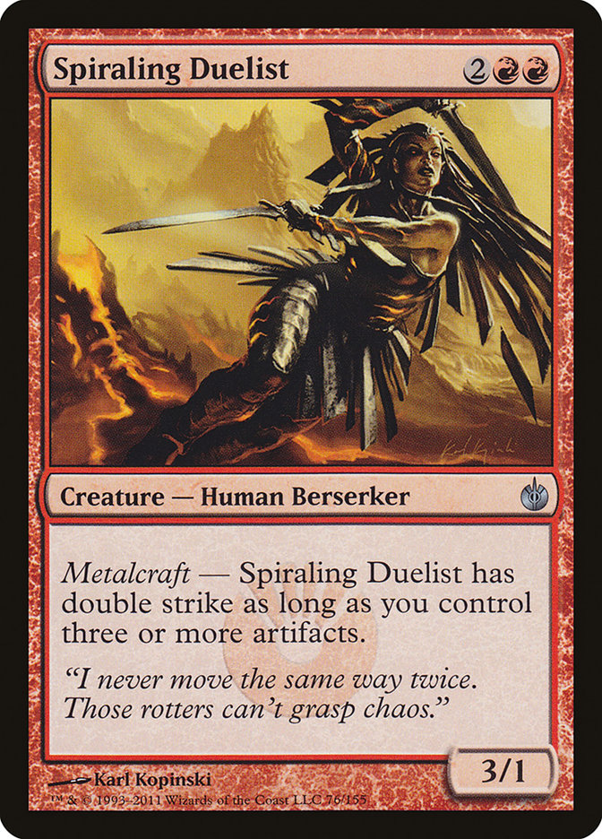 Spiraling Duelist [Mirrodin Besieged] | Gamers Paradise