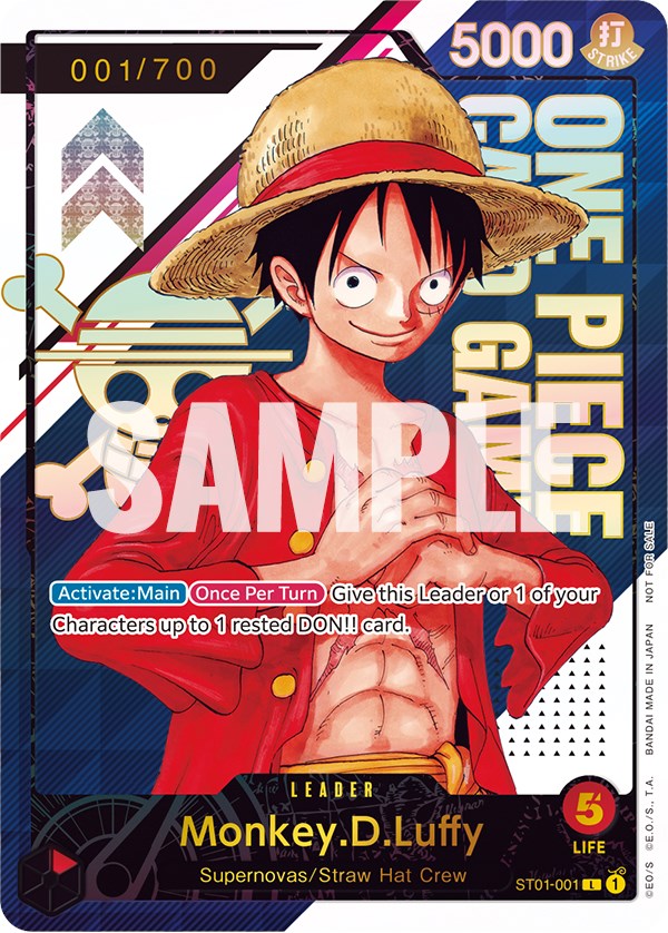 Monkey.D.Luffy (Serial Number) [One Piece Promotion Cards] | Gamers Paradise