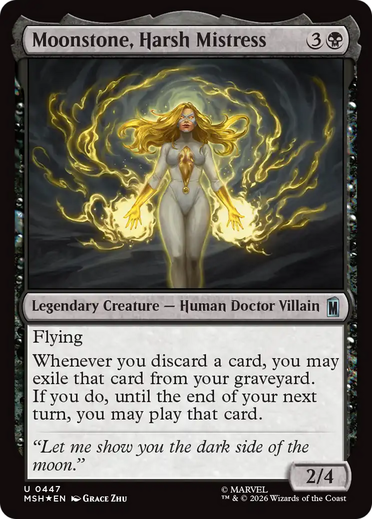 Moonstone, Harsh Mistress (Surge Foil) [Marvel Super Heroes] | Gamers Paradise