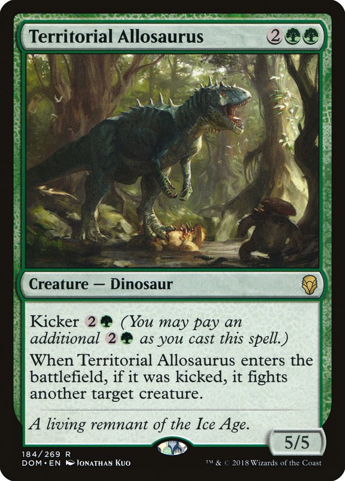 Territorial Allosaurus [Dominaria] | Gamers Paradise