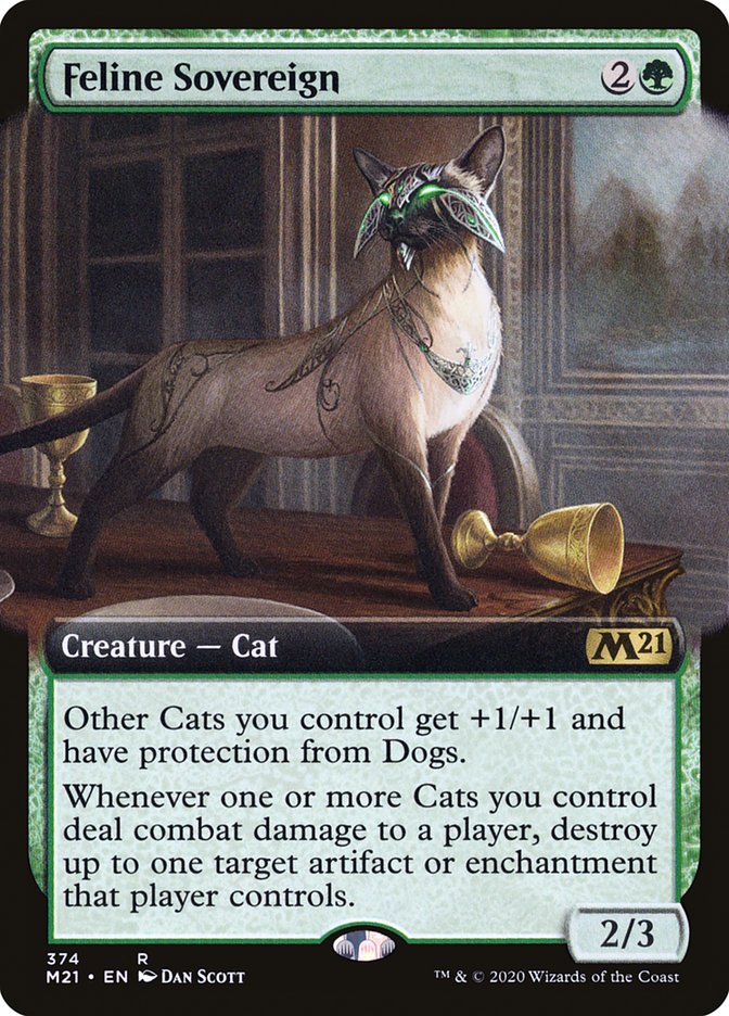 Feline Sovereign (Extended Art) [Core Set 2021] | Gamers Paradise