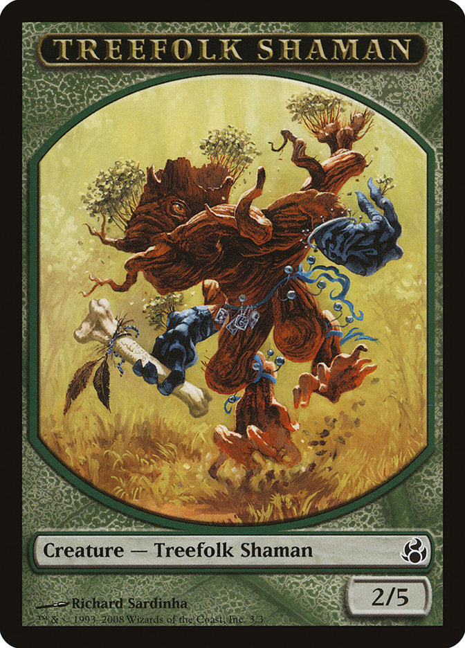 Treefolk Shaman Token [Morningtide Tokens] | Gamers Paradise